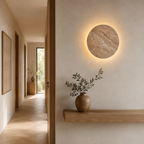 Fosenavåg LED Travertine Wall Light