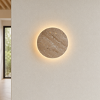 Fosenavåg LED Travertine Wall Light