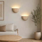 Hamar Travertine Wall Light
