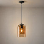 Ilma Smoked Glass Pendant Light