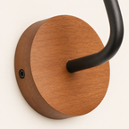 Ingrid Travertine & Wood Wall Light