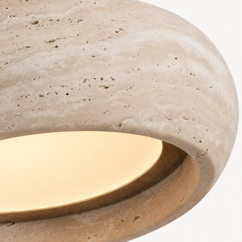 Isla Travertine Pendant Light