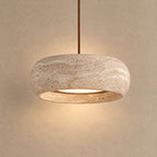 Isla Travertine Pendant Light