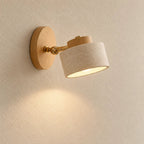 Kiven Travertine & Wood Wall Light