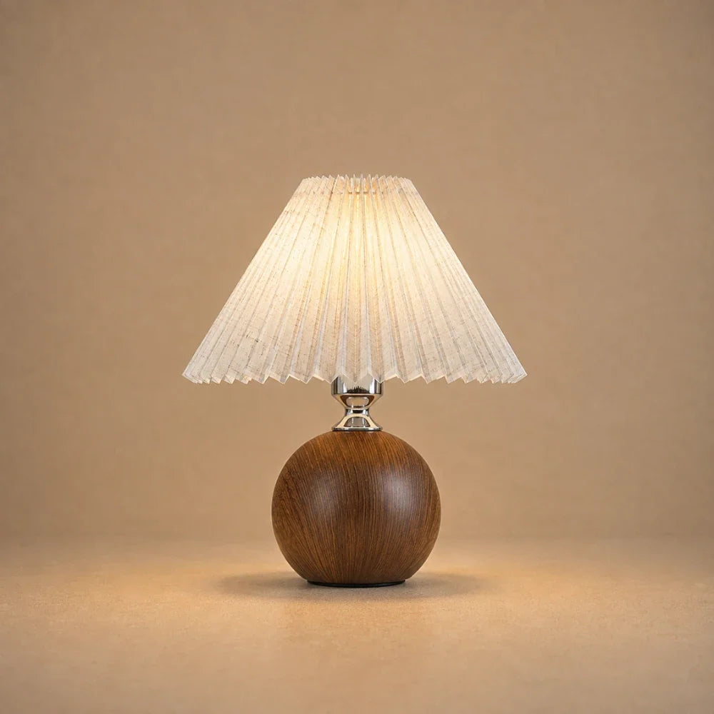 Aeris Wood & Fabric Table Lamp