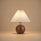 Aeris Wood & Fabric Table Lamp