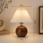 Aeris Wood & Fabric Table Lamp
