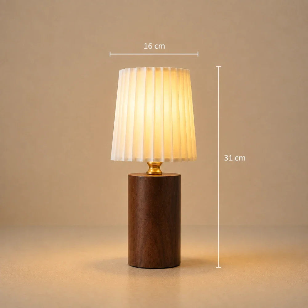 Lior Wood & Fabric Table Lamp