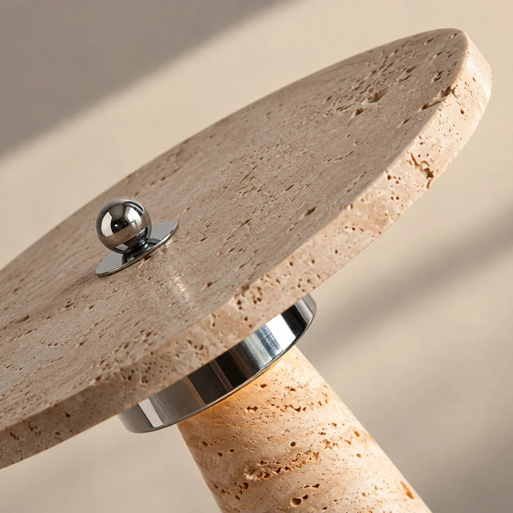 Oren Travertine Table Lamp