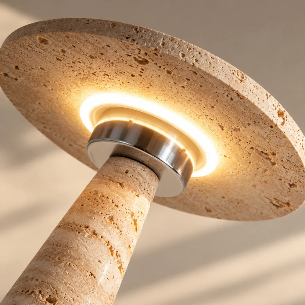 Oren Travertine Table Lamp