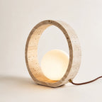 Oria Travertine Table Lamp