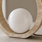 Oria Travertine Table Lamp