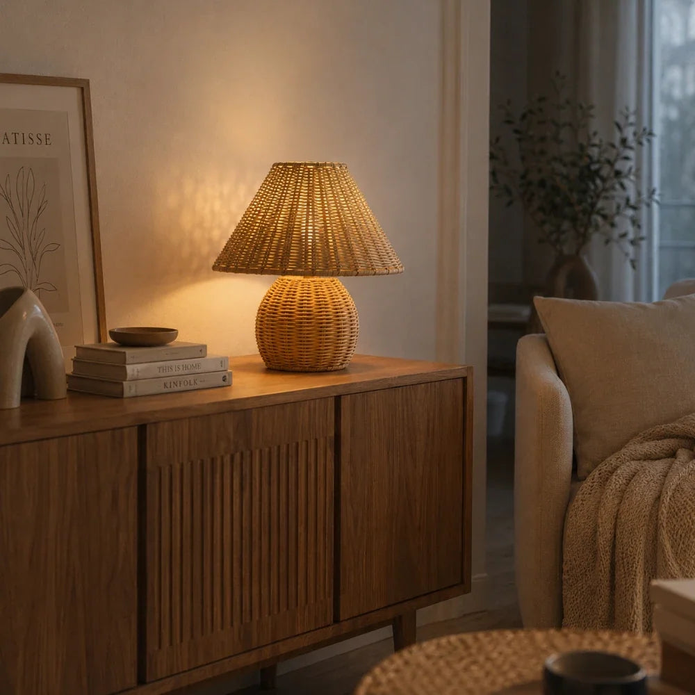 Yuna Bamboo Table Lamp