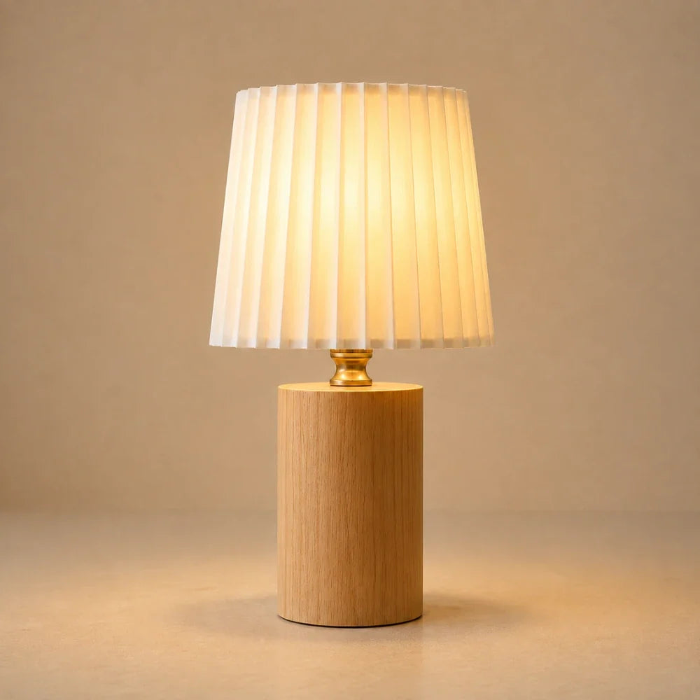 Lior Wood & Fabric Table Lamp