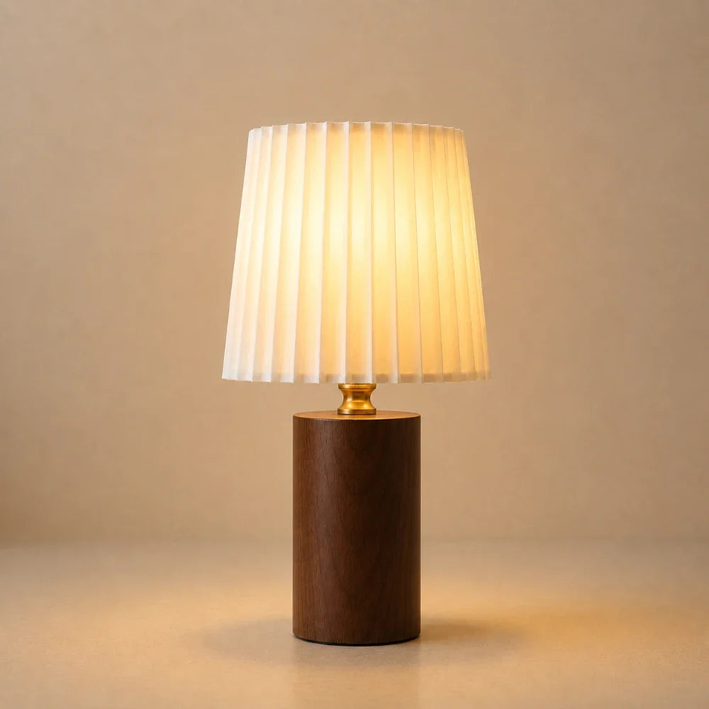 Lior Wood & Fabric Table Lamp