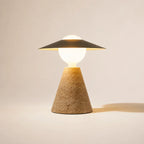 Aili Travertine Table Lamp