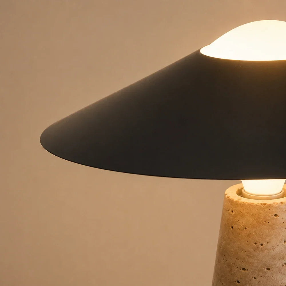 Aili Travertine Table Lamp