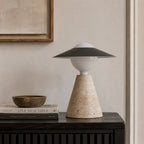 Aili Travertine Table Lamp