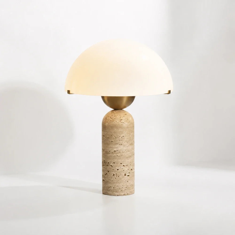 Asta Travertine Table Lamp