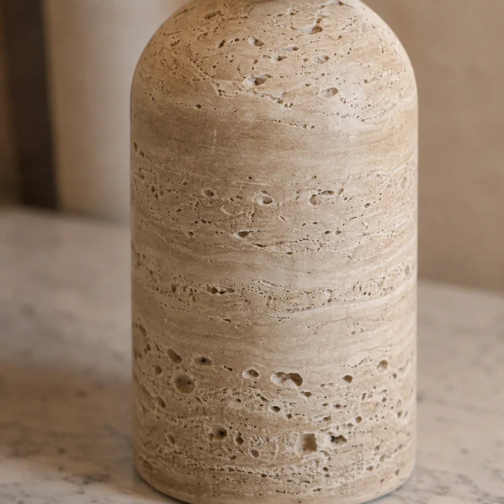 Asta Travertine Table Lamp