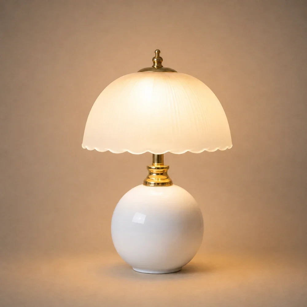 Elvane Glass & Ceramic Table Lamp