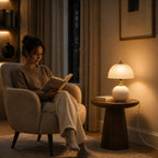 Elvane Glass & Ceramic Table Lamp