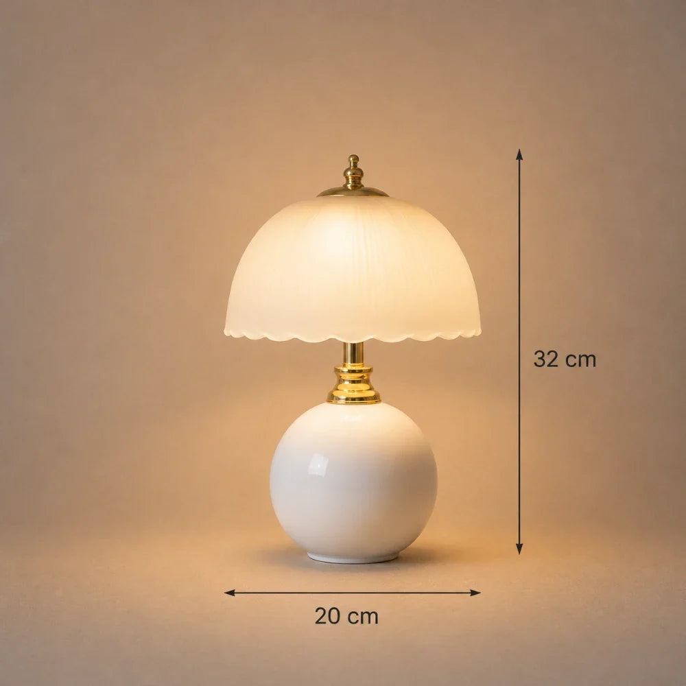 Elvane Glass & Ceramic Table Lamp