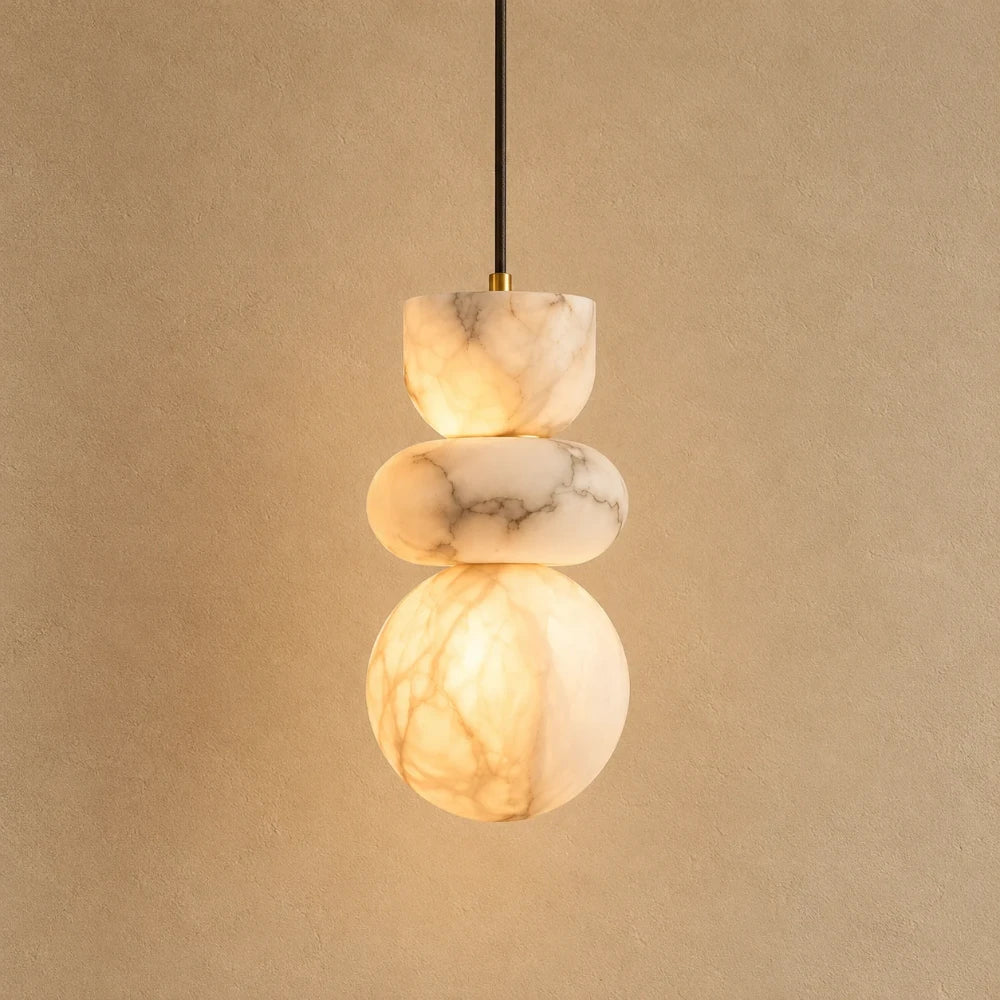 Lind Alabaster Pendant Light