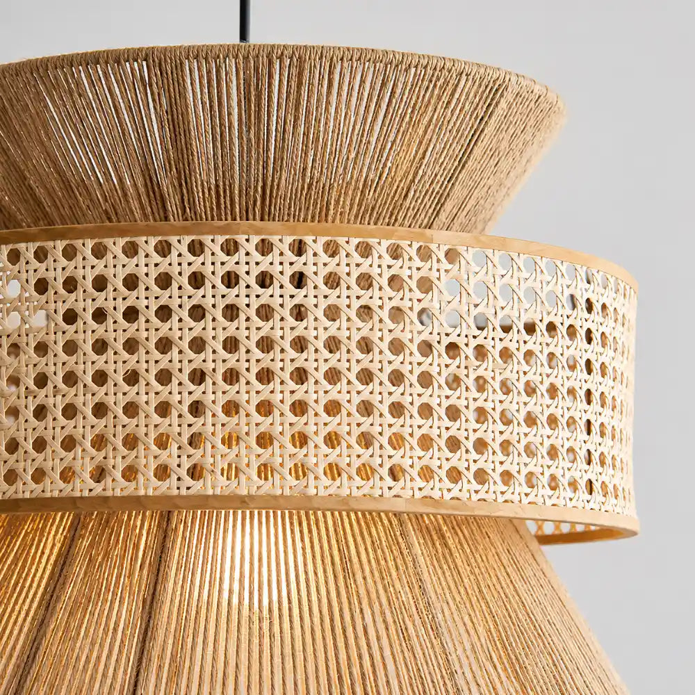 Linnea Bamboo & Rattan Pendant Light