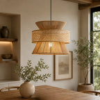 Linnea Bamboo & Rattan Pendant Light