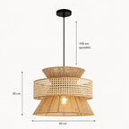 Linnea Bamboo & Rattan Pendant Light