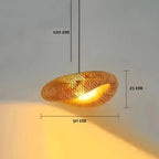 Aina Scandinavian Bamboo Pendant Light