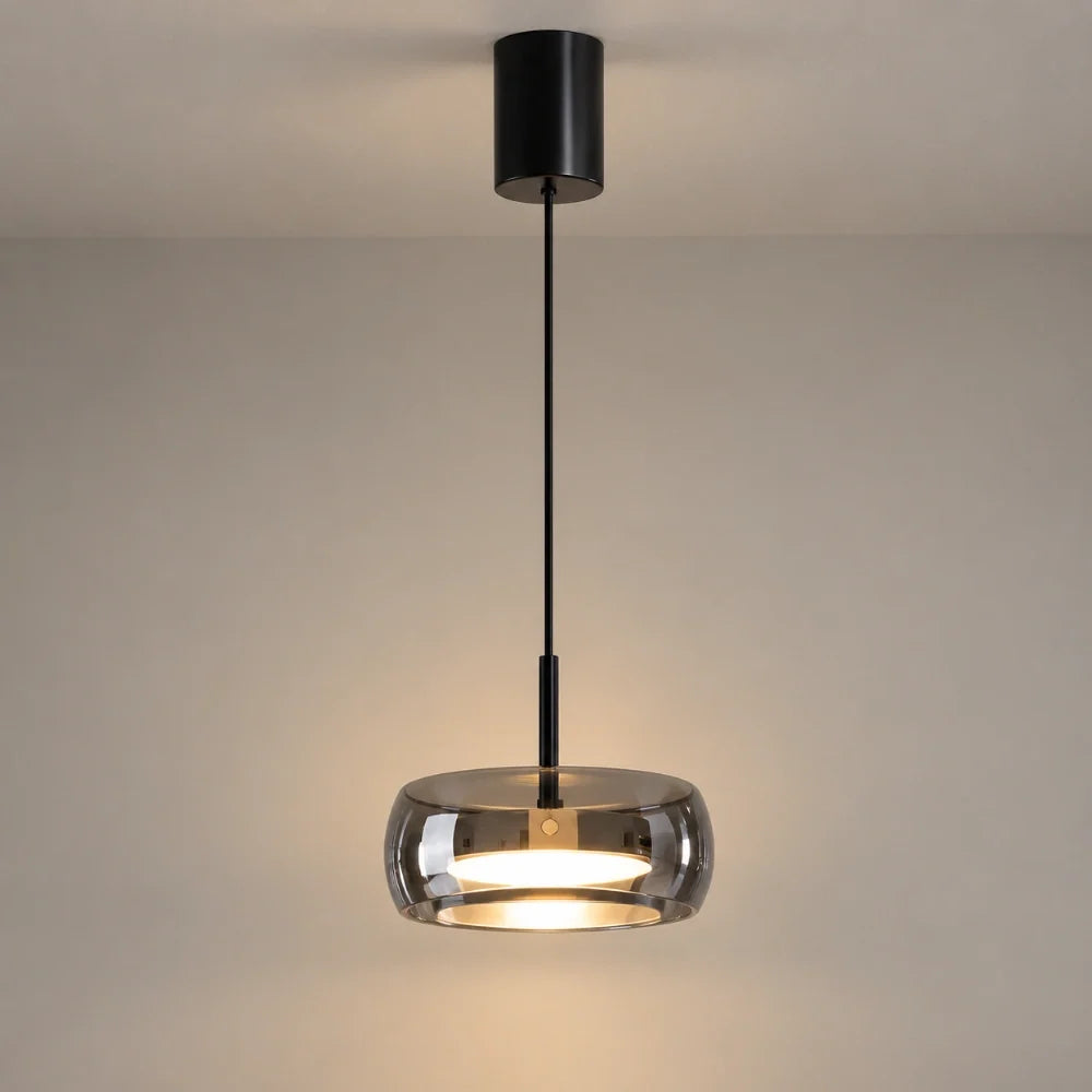 Naela Smoked Glass Pendant Light