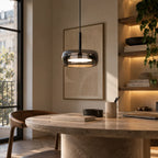 Naela Smoked Glass Pendant Light