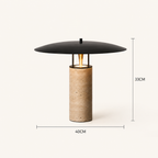 Noma Travertine Table Lamp
