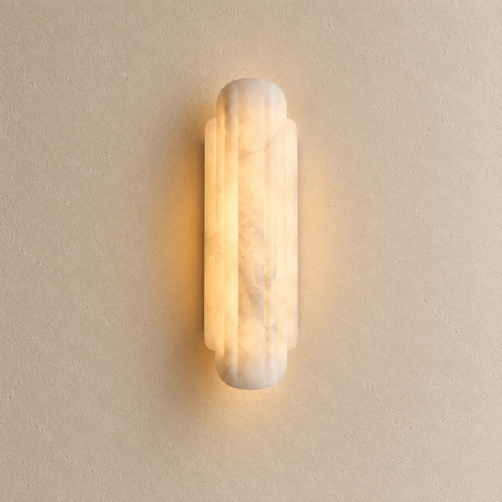 Olyra LED Alabaster Wall Light