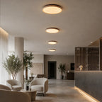 Kairo Travertine & Wood Ceiling Light