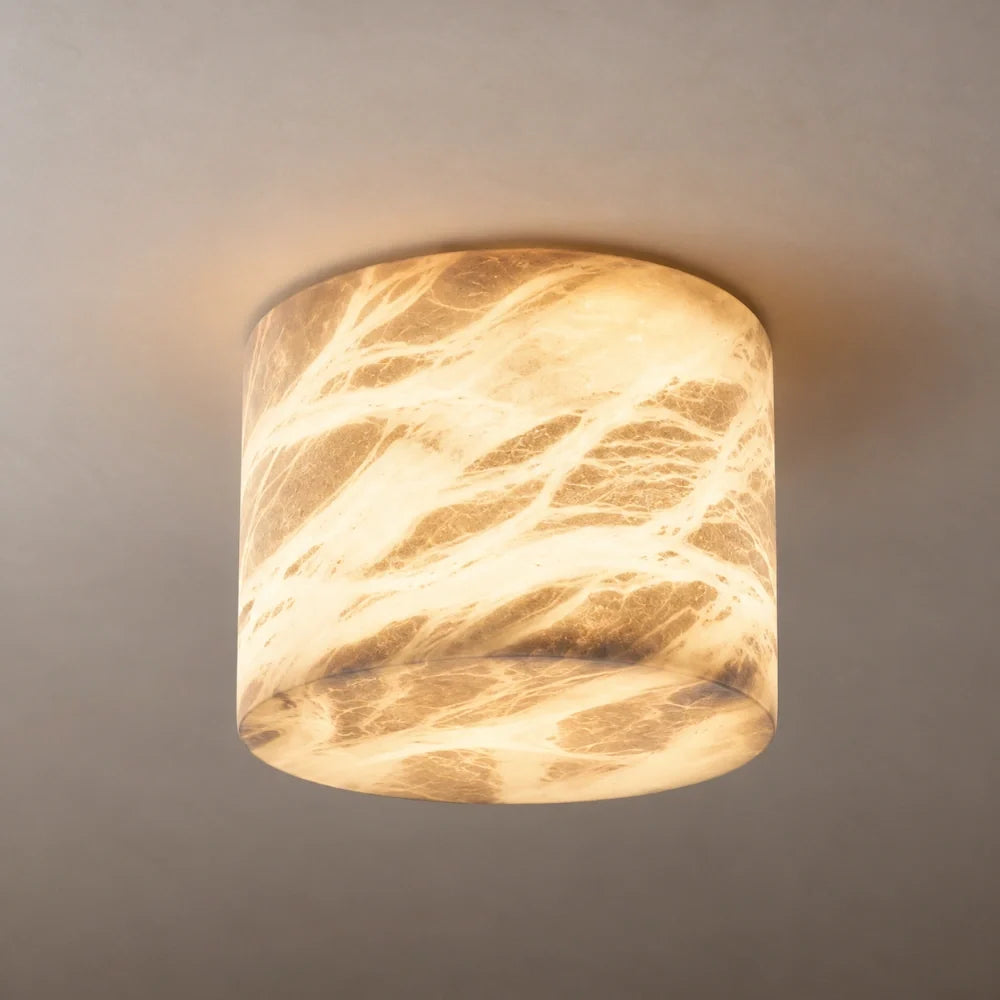 Névia Alabaster Ceiling Light