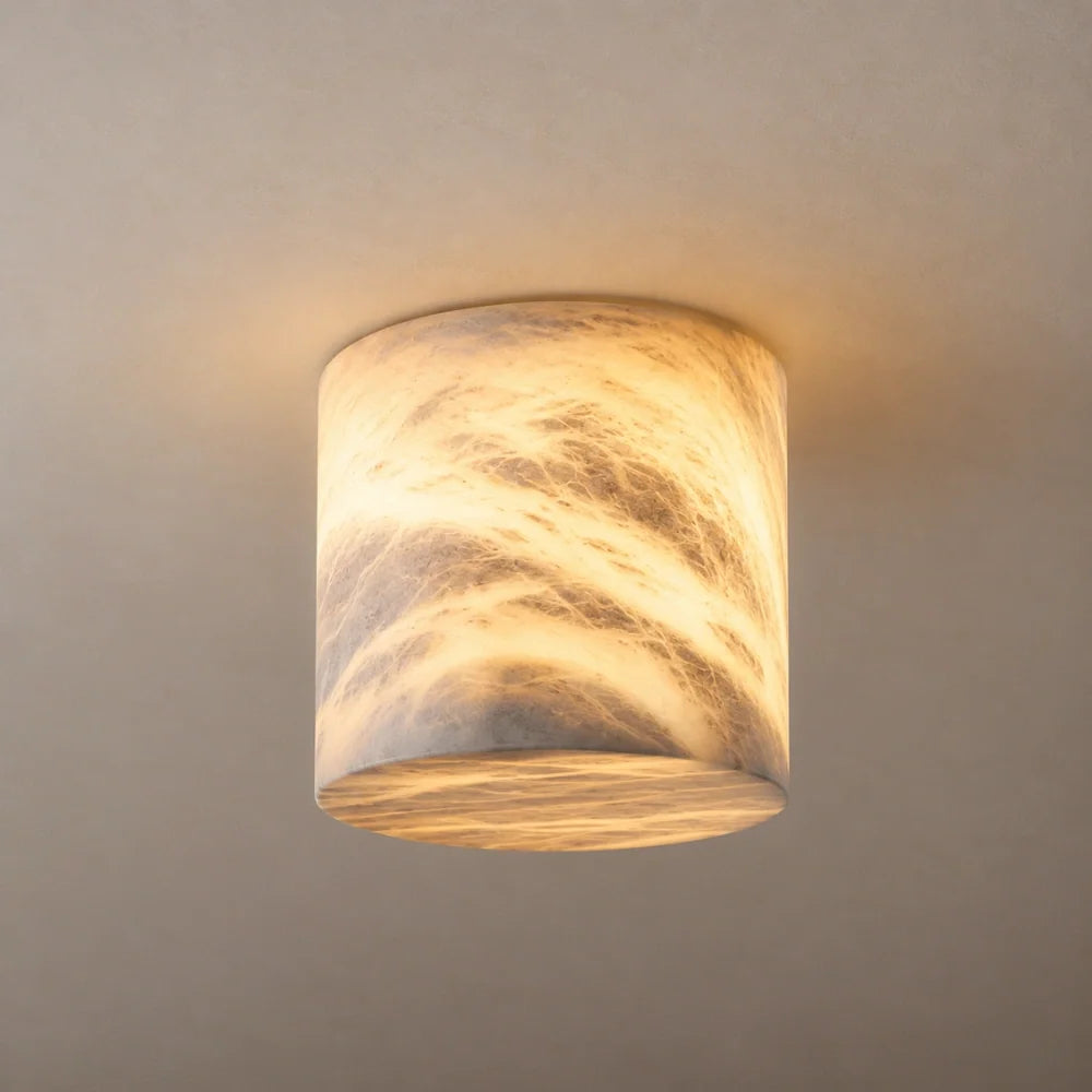 Névia Alabaster Ceiling Light