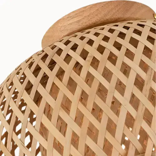 Luna Bamboo Ceiling Light