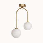 Gloa Gold Metal Ceiling Light