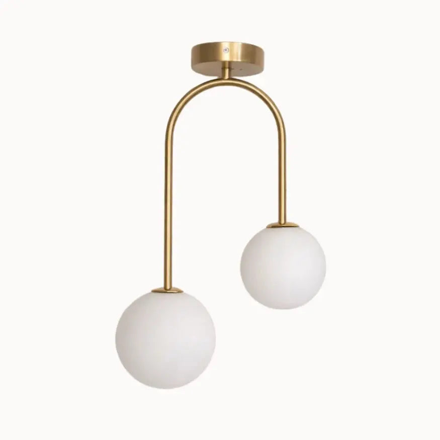 Gloa Gold Metal Ceiling Light