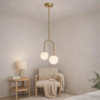 Gloa Gold Metal Ceiling Light