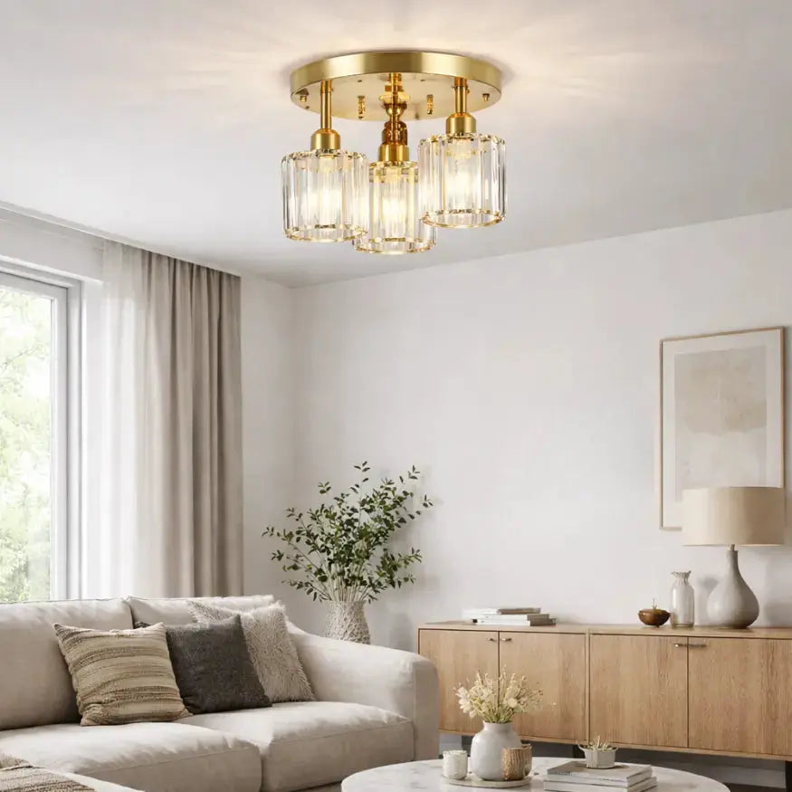 Leif Glass Ceiling Light