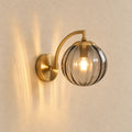 Sélune Gold Glass & Metal Wall Light