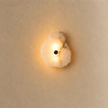 Solvi Alabaster & Brass Wall Light
