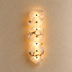 Solvi Alabaster & Brass Wall Light