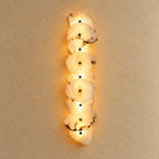 Solvi Alabaster & Brass Wall Light