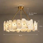 Alvéra Alabaster Pendant Light