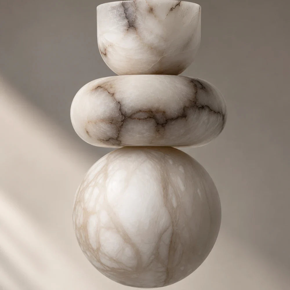 Lind Alabaster Pendant Light